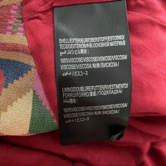 FARM Rio Odalyis Mini Skirt Red Motif Size XS NWT - Picture 11 of 11